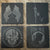 Four Handmade Slate Patriot II Coasters