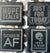 Four Handmade Slate Recovery Coasters