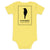 Create in Me A Pure Heart Baby Short Sleeve Onsie