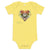 Create in Me A Pure Heart Baby Short Sleeve Onsie