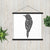 Word Sparrow Poster with Hangers
