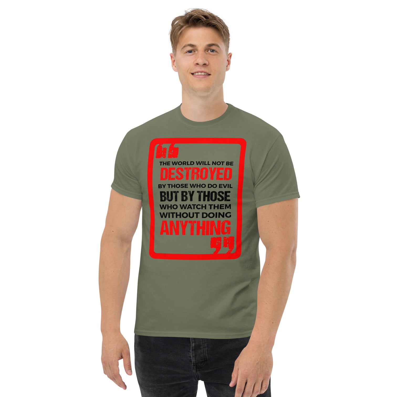 World Destroyers T Shirt // We Fight Monsters – Once American