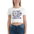 If All You Did Was Hold Yourself Together Women’s Crop Tee